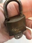 Set of 8 Vintage Master Padlocks with Key