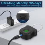 Biometric Fingerprint Padlock - Waterproof and Rechargeable