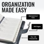 Vaultz Portable Password Book with 3-Digit Lock