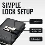 Vaultz Portable Password Book with 3-Digit Lock