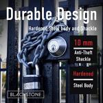 Blackstone Heavy Duty Alarm Padlock with 130db Sound