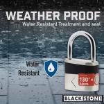 Blackstone Heavy Duty Alarm Padlock with 130db Sound