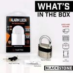 Blackstone Heavy Duty Alarm Padlock with 130db Sound