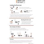 Blackstone Heavy Duty Alarm Padlock with 130db Sound