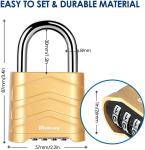 Heavy Duty 4-Digit Outdoor Combination Lock