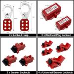 Clamp-On Circuit Breaker Lockout Kit with Tags