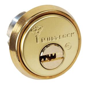 Mul-t-lock MT5+ Mortise Cylinder - Bright Brass