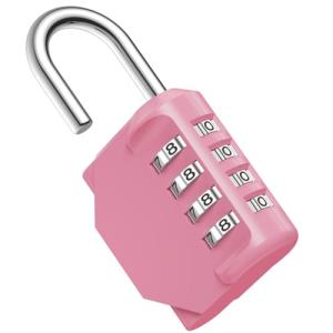Puroma 4-Digit Waterproof Combination Lock - Pink