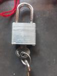 4-Pack Padlocks with Keys - Steel and Brass