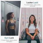 Puroma 4-Digit Waterproof Combination Lock - Pink