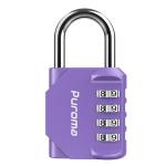 Puroma Waterproof 4-Digit Combination Lock (Purple)