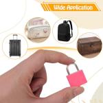 Bonsicoky 6 Pack Colorful Luggage Padlocks with Keys