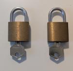 4 Padlocks with Keys for Luggage and Backpacks