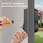 Keyless Smart Door Lock with Fingerprint and Video