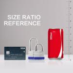 Keyed Padlocks 60 Pack - Laminated Steel