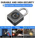 eLinkSmart Fingerprint Keyless Biometric Padlock