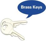 Keyed Padlocks 60 Pack - Laminated Steel