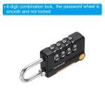 4-Digit Combination Lock with Steel Security Cable