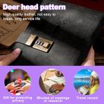 ZeriLion A5 Combination Locked Leather Diary Notebook