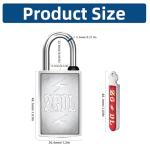 Keyless Magnetic Padlock - Waterproof and Rustproof