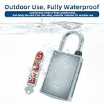 Keyless Magnetic Padlock - Waterproof and Rustproof
