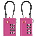 Puroma TSA Approved Travel Locks with Alert Indicator