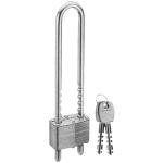 Master Lock Silver Laminated Padlock with Keys