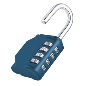ZHEGE 4-Digit Unpickable Combination Lock - Peacock Blue