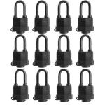 12 Waterproof Heavy Duty Keyed Alike Padlocks