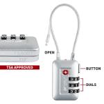 TSA Approved Travel Luggage Lock - 2 Pack