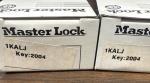 Master Lock 1KALJ 2-1/2" Keyed Padlock 3-Pack