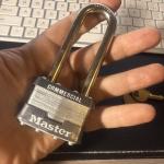 Master Lock 1KALJ 2-1/2" Keyed Padlock 3-Pack