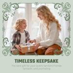 Green A5 Leather Lock Journal for Girls