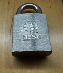 DORMAKABA 21B Brass Padlock with Steel Shackle