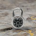 12 Pack Black Dial Combination Lock, 2 Inch