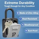 Outdoor Key Lock Box - Realtor Combination Hideaway