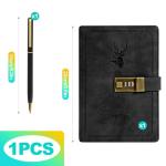 KornaDoz A5 Leather Journal with Combination Lock