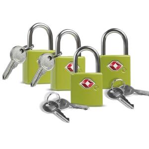 TSA Approved Unpickable Locks for Luggage - 4 Pack