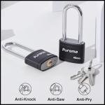 2 Pack Heavy Duty Keyed Padlocks with Keys
