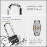 2 Pack Heavy Duty Keyed Padlocks with Keys