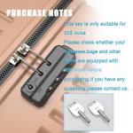 2PCS Master Luggage Key for 008 Locks
