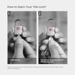 TSA Approved Unpickable Locks for Luggage - 4 Pack