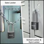 2 Pack Heavy Duty Keyed Padlocks with Keys