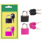 Mini Key Locks with Keys for Luggage & More