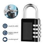 4 Digit Combination Padlock - 2 Pack