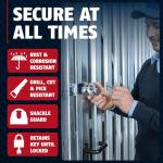 ABUS Diskus Heavy Duty Padlock - 2 Pack