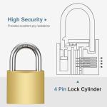 Puroma Waterproof Keyed Padlocks - 2 Pack