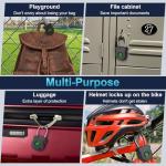 BlumWay Keyless Smart Fingerprint Padlock, 20 Users