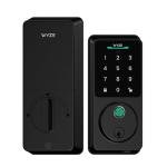 Wyze Auto-Lock Bolt v2, Fingerprint Keyless Entry Smart Lock, AI Learning Scanner with Wi-Fi Front Door Lock Deadbolt, Auto-Lock, 8 Months Battery, BHMA2, IP53, Anti-Peep Keypad, Backup Keys