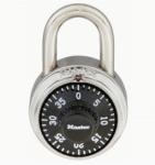 MASTER LOCK 1525EZRC Combination Padlock,2 in,Round,Silver 3HWJ5